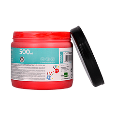 Pintura a dedos liderpapel frasco de 500 ml vermelho