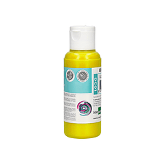 Pintura acrilica liderpapel frasco de 80 ml amarelo