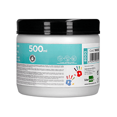 Pintura a dedos liderpapel frasco de 500 ml branco