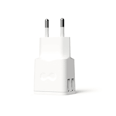 Carregador de parede groovy 2 usb cor branco