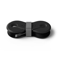 Auriculares groovy com microfone e estojo conector tipo-c cor preto