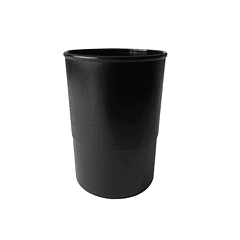 Porta lapis liderpapel ecouse 100% plastico reciclado diametro 75 mm cor preto