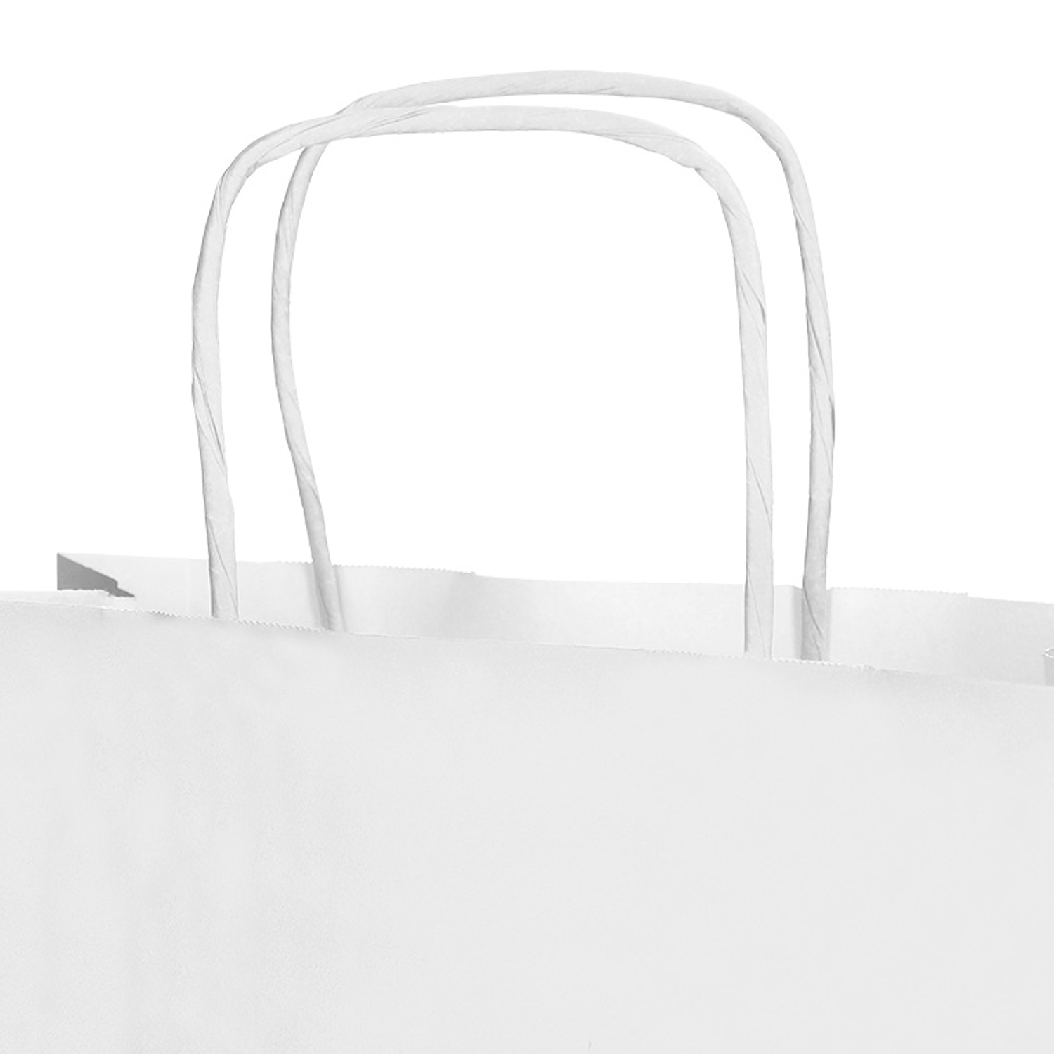 Bolsa de papel q-connect celulose branco s com asa retorcida 240x320x10 mm 9