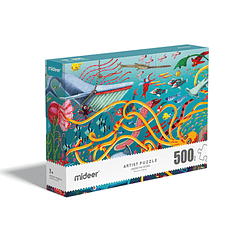 Puzzle mideer artist fundo do oceano 500 pecas