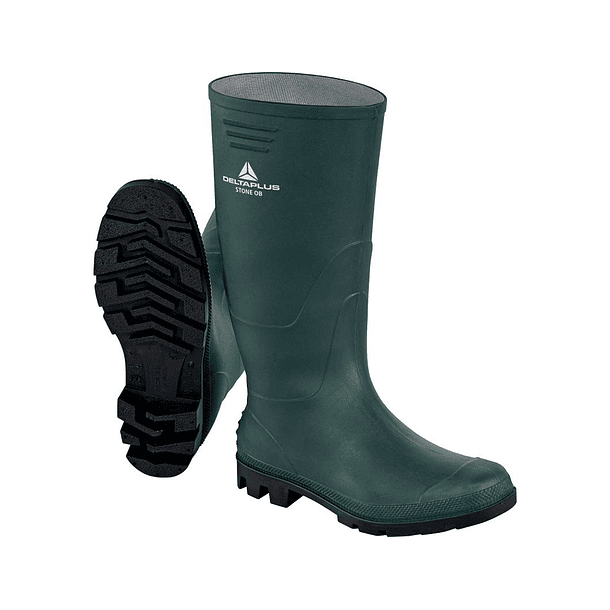 Botas deltaplus de seguranca stone pvc verde sola de pitoes tamanho 47 2