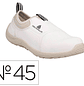 Sapatos de seguranca deltaplus microfibra pu sola pu mono-densidade cor branco tamanho 45 - Miniatura 2