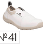 Sapatos de seguranca deltaplus microfibra pu sola pu mono-densidade cor branco tamanho 41 - Miniatura 3