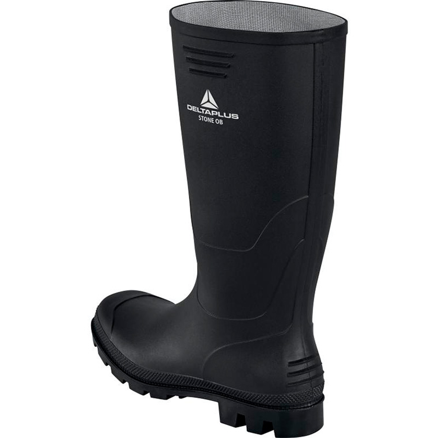 Botas deltaplus de seguranca stone pvc preto sola de pitoes tamanho 48 3