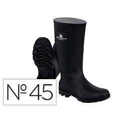 Botas deltaplus de seguranca stone pvc preto sola de pitoes tamanho 45