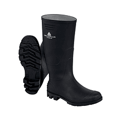 Botas deltaplus de seguranca stone pvc preto sola de pitoes tamanho 40