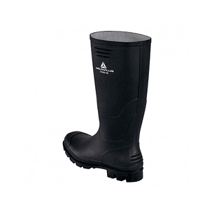 Botas deltaplus de seguranca stone pvc preto sola de pitoes tamanho 38