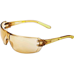 Oculos deltaplus de protecao policarbonato monobloque av-ar-as-uv400 cor castanho