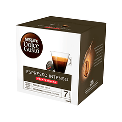 Cafe dolce gusto espresso intenso descafeinado intensidade 7 monodoses caixa de 16 unidades