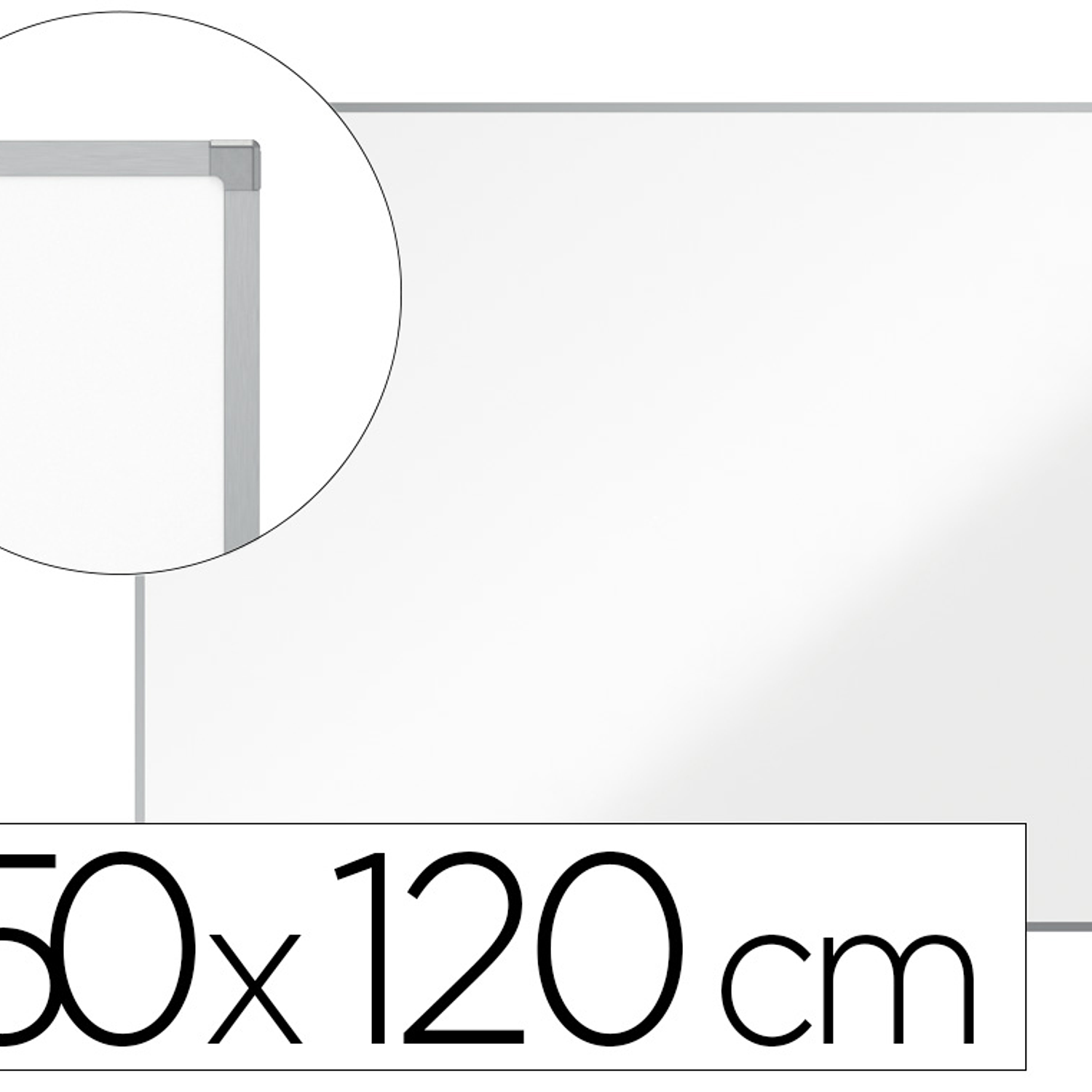 Quadro branco nobo essence aco lacado 1500x1200 mm