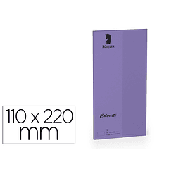 Envelope rossler coloretti dl americano cor lilas 110x220 mm pack de 5 unidades