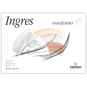 Bloco de desenho ingres 230x325mm 20 folhas 108 gr