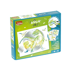 Conjunto maped criativo aqua art dinossauros