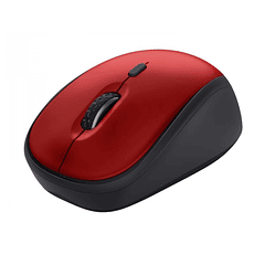 Rato trust yvi+ otico sem fios eco 4 botoes 800/1600 dpi usb 2.0 cor vermelho