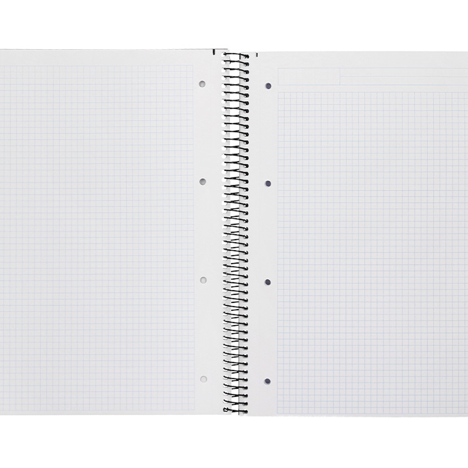 Caderno espiral navigator a4 micro capa forrada 120 f 80 gr quadricula 5mm 5 bandas 4 furos cor preto 7