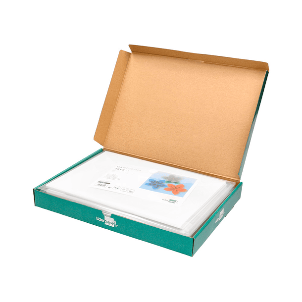 Cartolina liderpapel a4 180 gr branco pack de 25+5 folhas 3