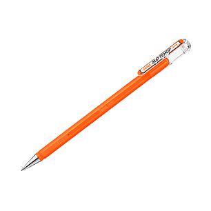 Roller gel pentel k110 mattehop cor laranja ponta de 1 mm