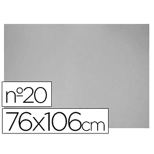 Cartao cinza 760x1060 mm, de 2,0 mm