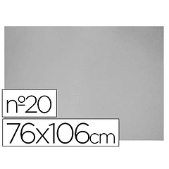 Cartao cinza 760x1060 mm, de 2,0 mm