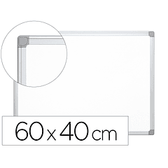 Quadro em melamina q-connect c/caixilho em aluminio 600 x 400 mm