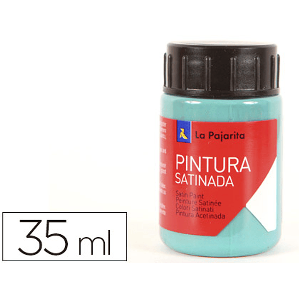 Tinta latex la pajarita 35 ml azul turquesa 1