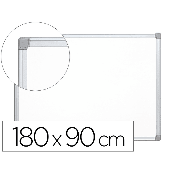 Quadro em melamina q-connect c/caixilho em aluminio 1800 x 900 mm 1