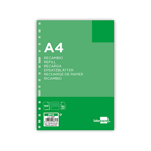 Recarga liderpapel folio 100 f 16tf-02 1 raya horizontal 16 furos