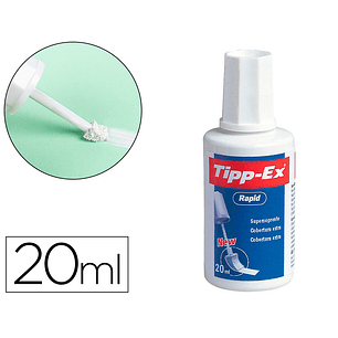 Corretor de pincel tipp-ex, de20 ml, com secagem rapida