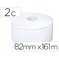 Papel higienico jumbo, rolo 2 folhas