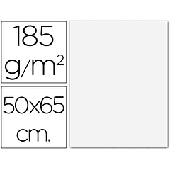 Cartolina guarro 50x65 cm 185 gr branca