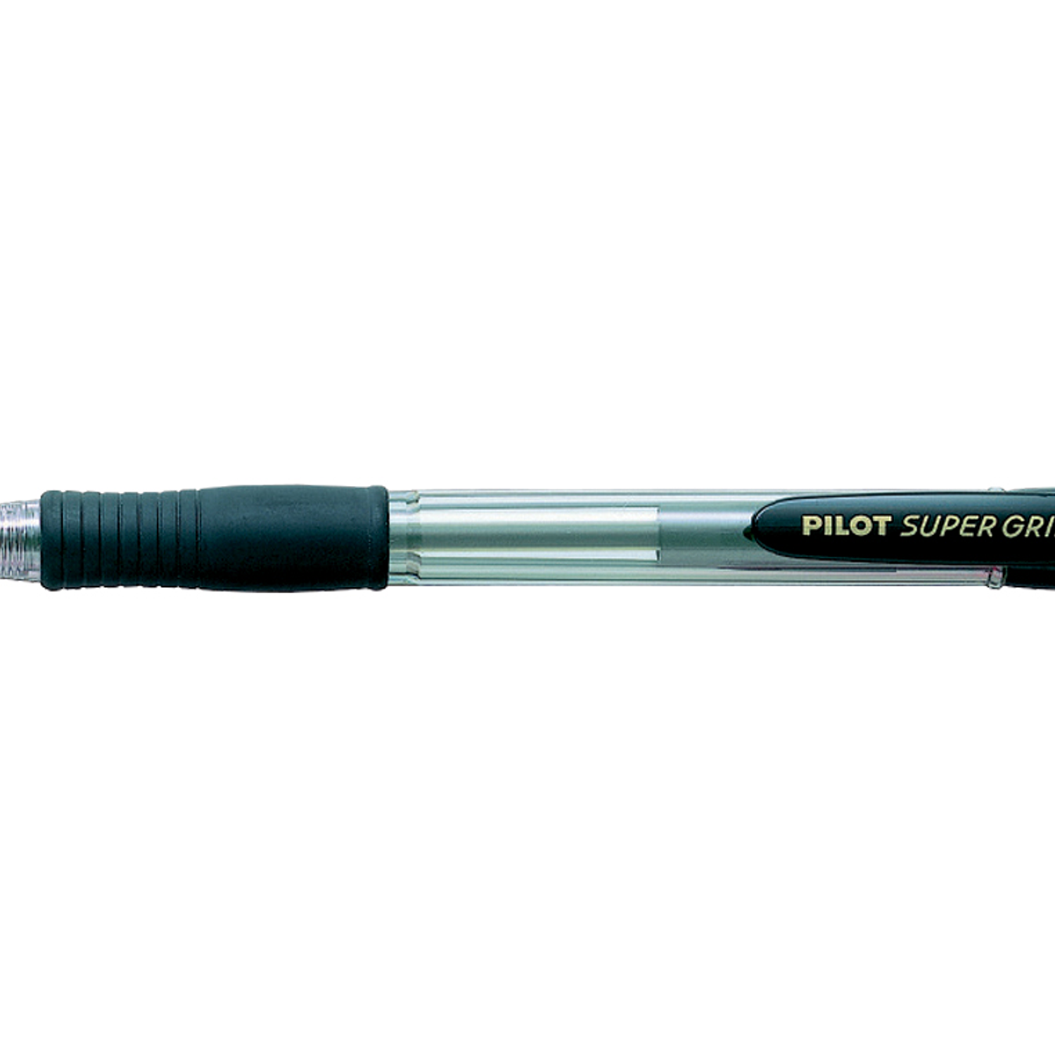 Esferografica pilot super grip preto -retratil -com grip-tinta base de oleo 2