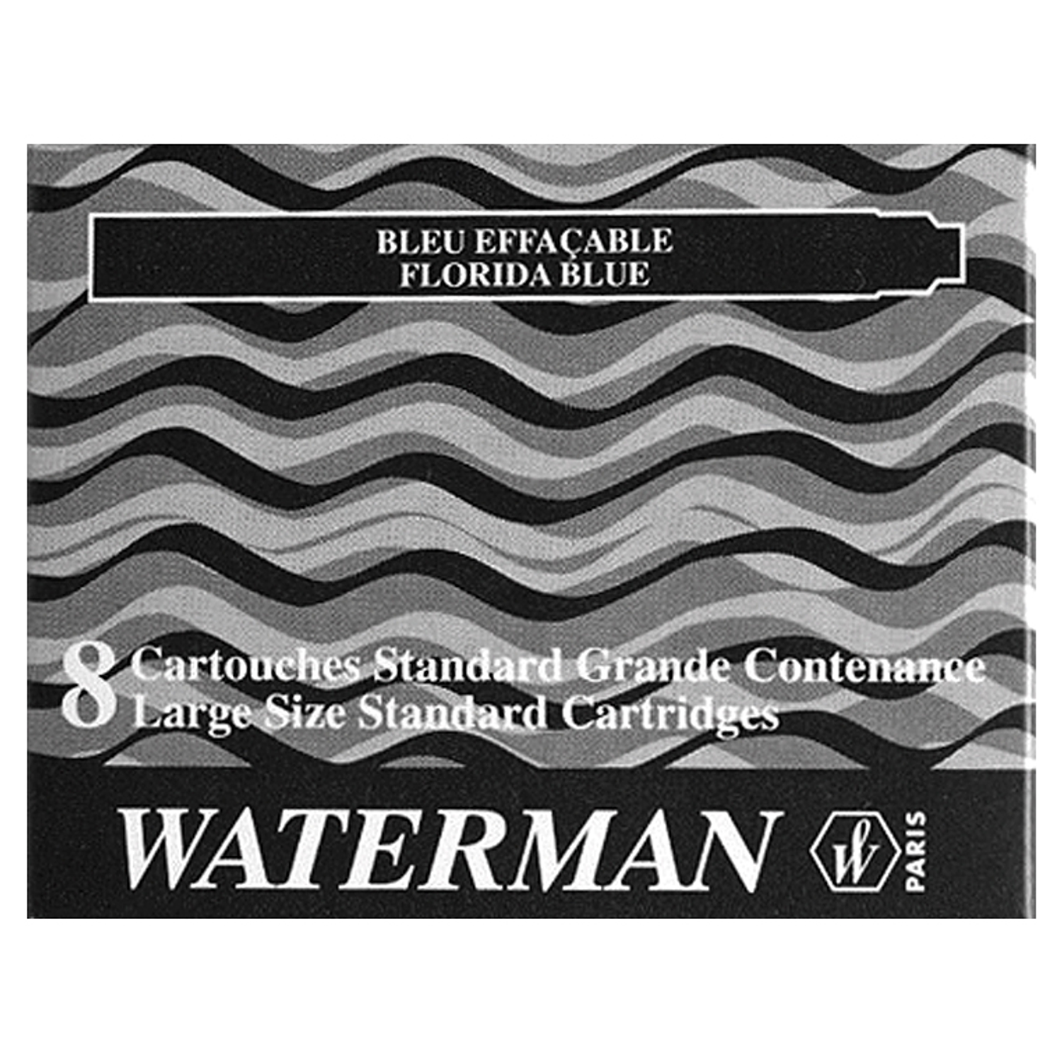 Tinta estilografica waterman pretacaixa 8 cartuchos 1