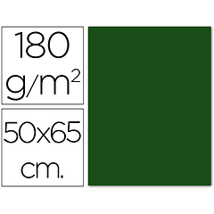 Cartolina guarro 50x65 cm 185 gr verde escuro