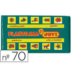 Plasticina jovi 70 50 gr verde escuro