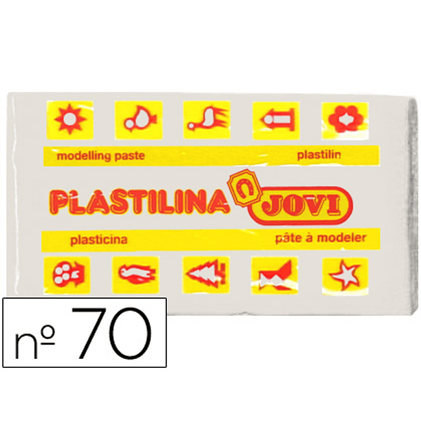 Plasticina jovi 70 50 gr branca 1