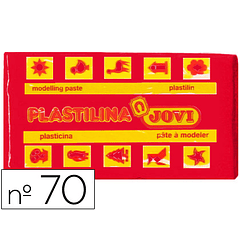 Plasticina jovi 70 50 gr vermelho