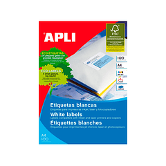 Etiquetas adesivas apli din a4 210 x 148 mm