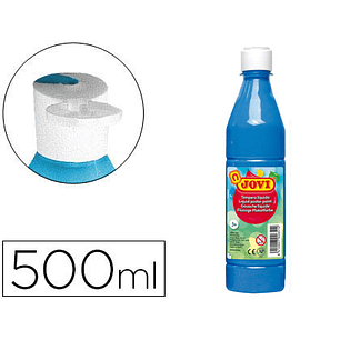 Guache liquido jovi 500 ml azul cyan