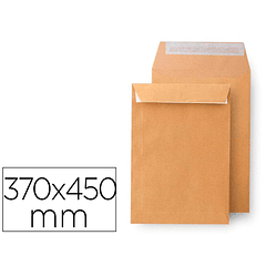 Envelope liderpapel radiografias castanho 370x450mm tira de silicone pack de 100 unidades