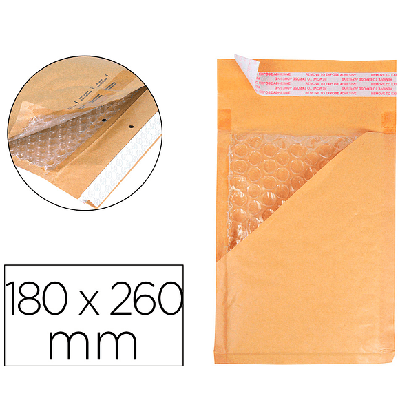 Envelope borbulhas q-connect 180x260mm 1