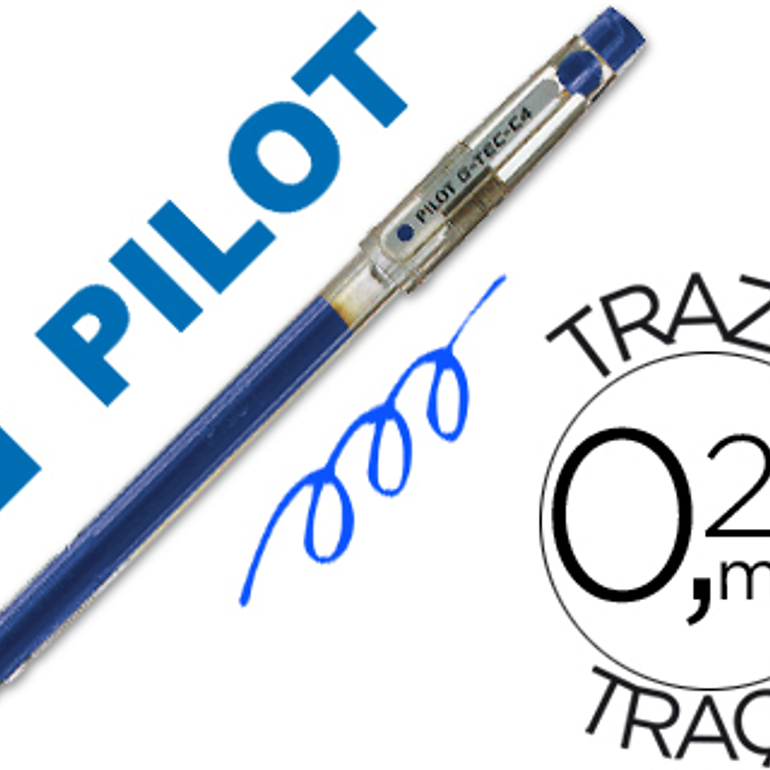 Esferografica pilot ponta fina g-tec-c4 azul 1