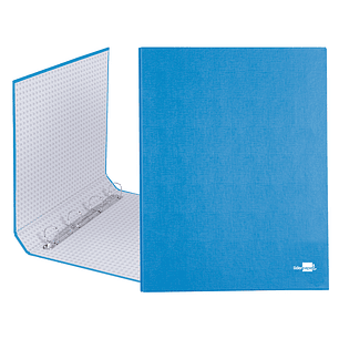 Capa liderpapel paper coat 4 aneis 25 mm frosty azul