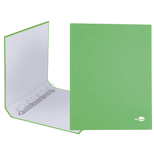 Capa liderpapel paper coat 4 aneis 25 mm frosty verde