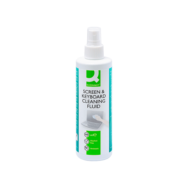 Spray de limpeza q-connect para ecras e teclados 1