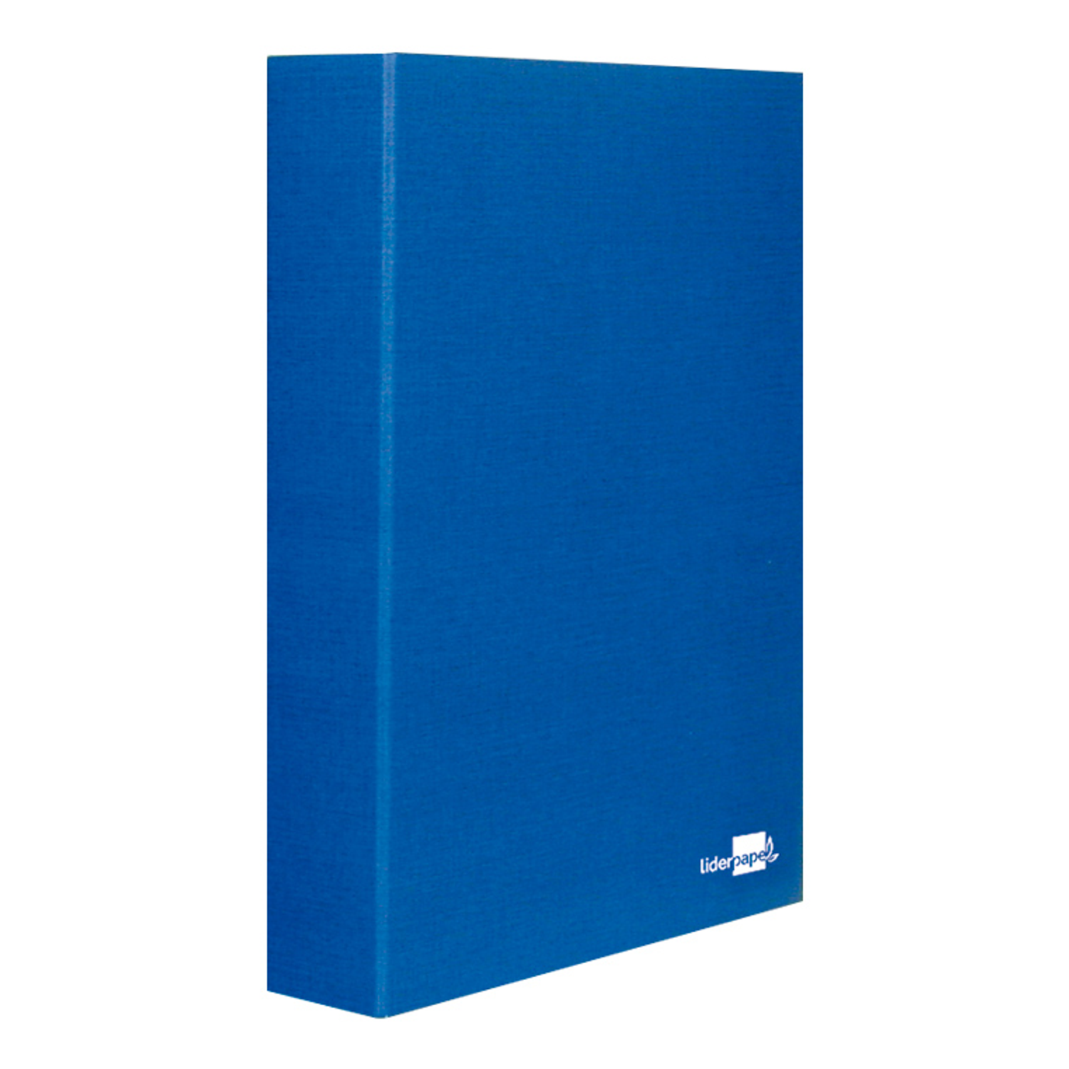 Capa liderpapel paper coat 4 aneis 40 mm forro pvc folio azul 2