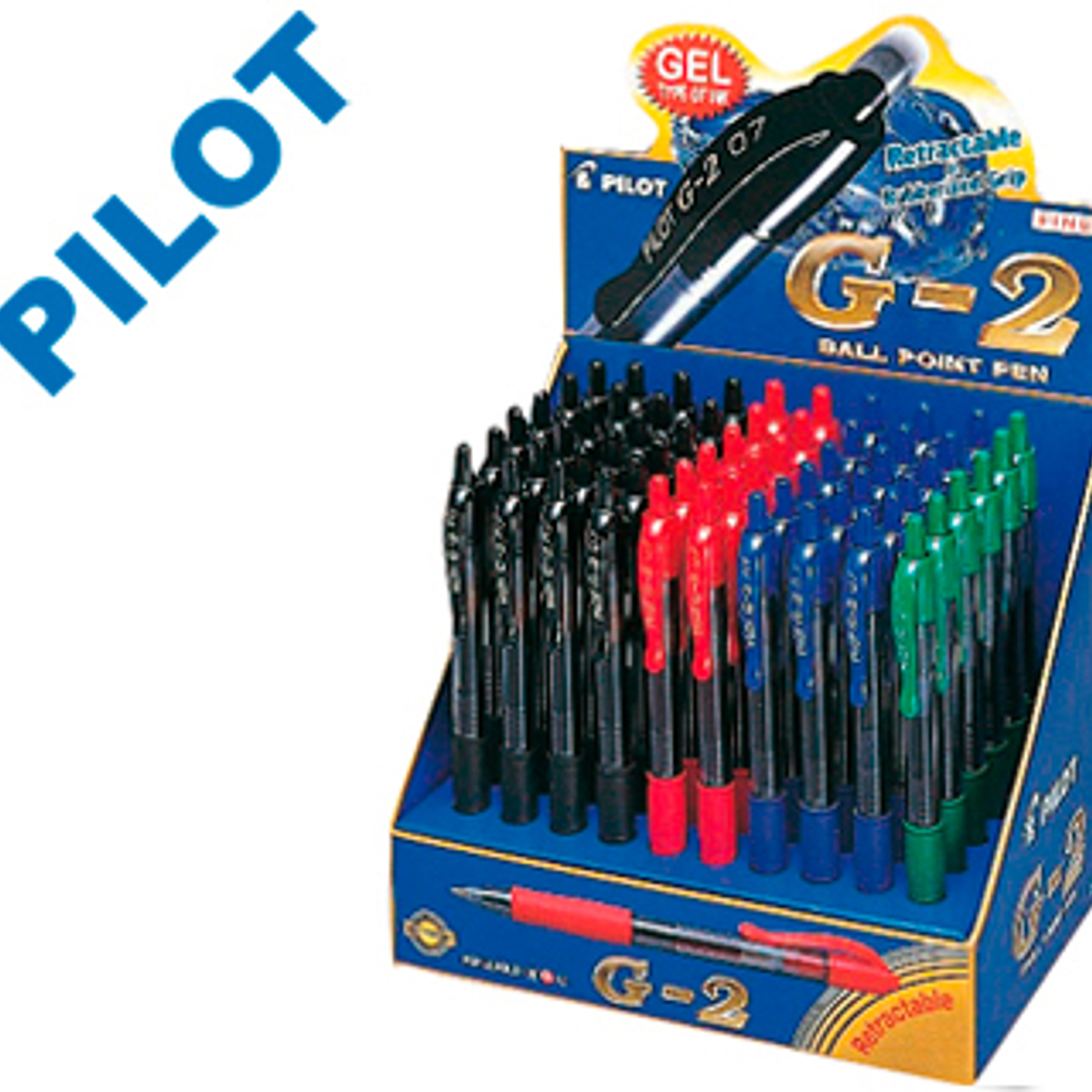 Esferografica pilot g-2 pixie gel -retractil -expositor 60un 1